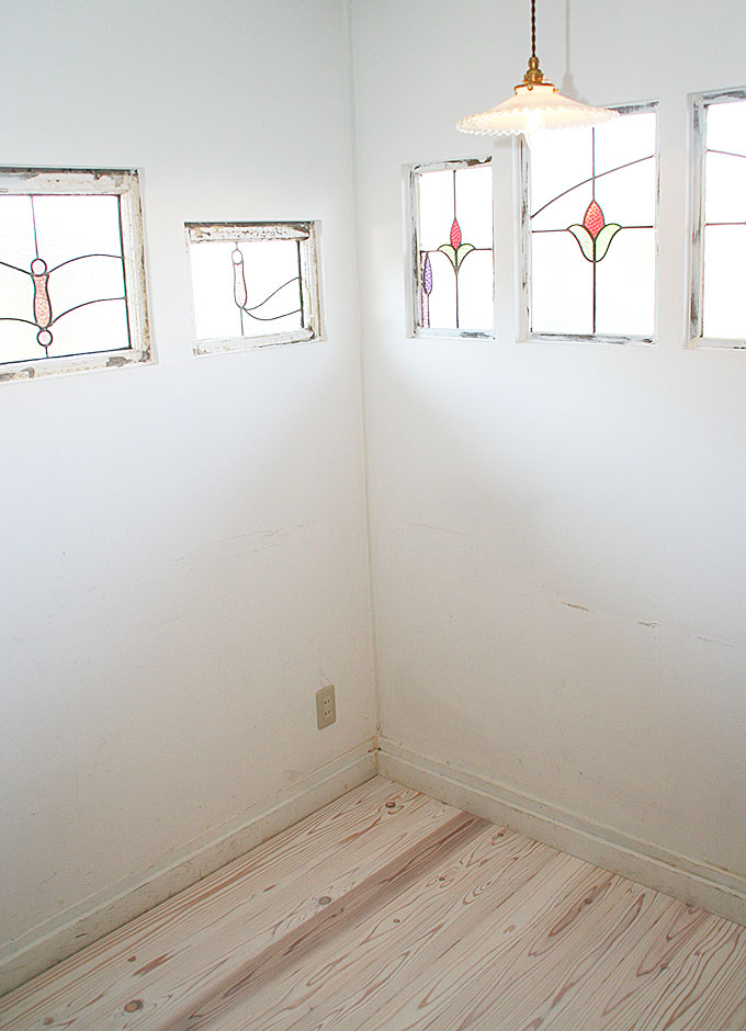 杉ホワイトフローリング施工例