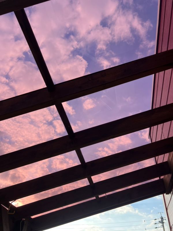 ウッドデッキ屋根取り換え工事