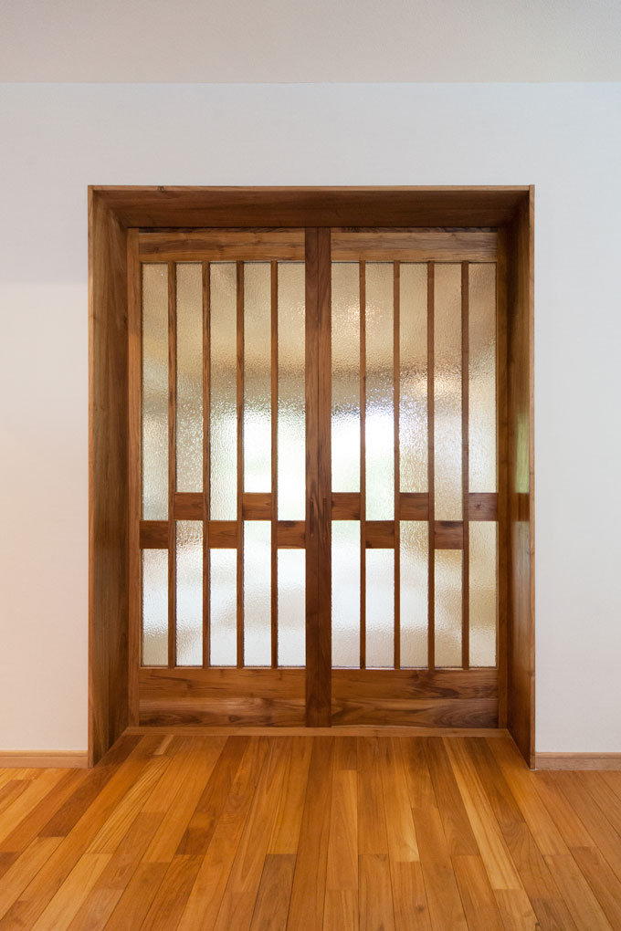 チークフローリング施工例