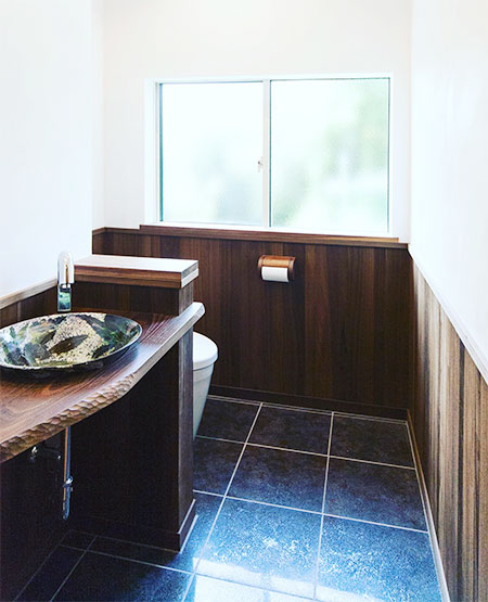 スモークウッド羽目板施工例